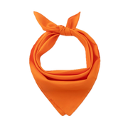 Plain Bandana 100% COTTON Head Wrap Durag Bandanna Summer Biker Scarf Mask - Orange V563-BANDANA-PLAINORANGE