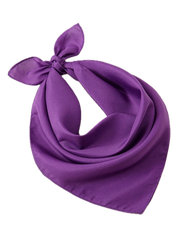 Plain Bandana 100% COTTON Head Wrap Durag Bandanna Summer Biker Scarf Mask - Purple V563-BANDANA-PLAINPURPLE