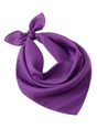 Plain Bandana 100% COTTON Head Wrap Durag Bandanna Summer Biker Scarf Mask - Purple V563-BANDANA-PLAINPURPLE
