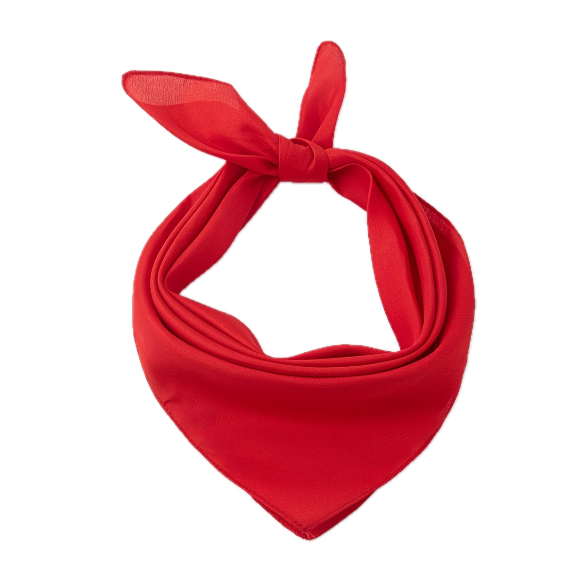 Plain Bandana 100% COTTON Head Wrap Durag Bandanna Summer Biker Scarf Mask - Red V563-BANDANA-PLAINRED