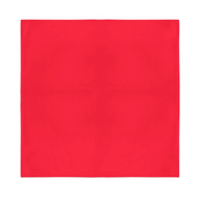 Plain Bandana 100% COTTON Head Wrap Durag Bandanna Summer Biker Scarf Mask - Red V563-BANDANA-PLAINRED