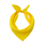 Plain Bandana 100% COTTON Head Wrap Durag Bandanna Summer Biker Scarf Mask - Yellow V563-BANDANA-PLAINYLW