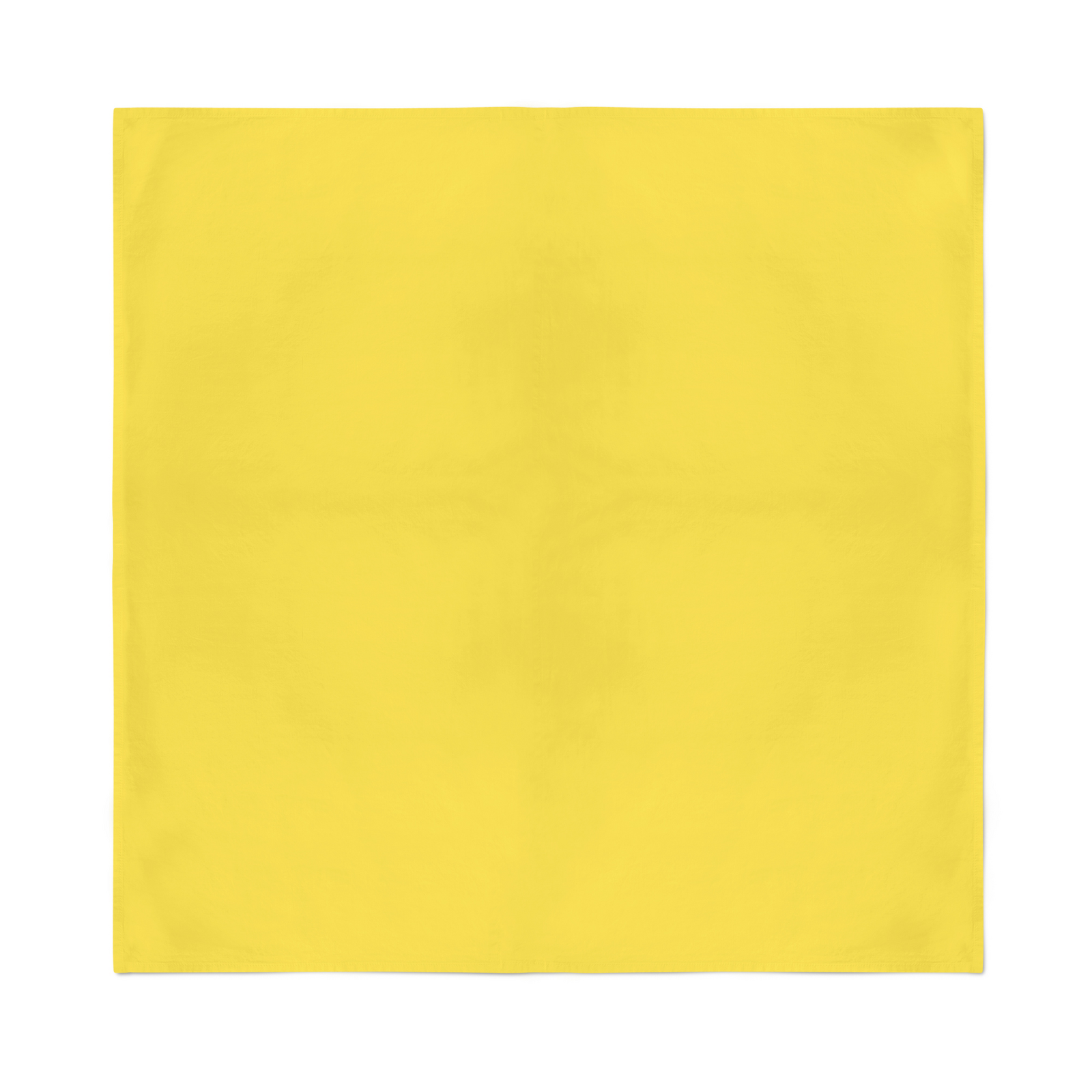 Plain Bandana 100% COTTON Head Wrap Durag Bandanna Summer Biker Scarf Mask - Yellow V563-BANDANA-PLAINYLW
