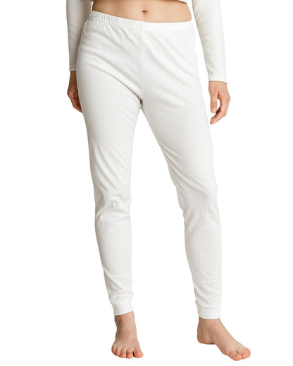 Womens Merino Wool Long Janes Thermal Underwear Layer Thermals Leggings Pants - Beige - 16-18 V563-BB-SI042-BG-16_18