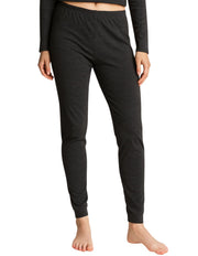 Womens Merino Wool Long Janes Thermal Underwear Layer Thermals Leggings Pants - Black - 14-16 V563-BB-SI042-BK-14_16