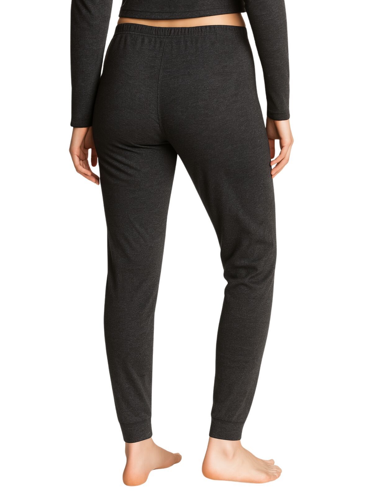 Womens Merino Wool Long Janes Thermal Underwear Layer Thermals Leggings Pants - Black - 18-20 V563-BB-SI042-BK-18_20