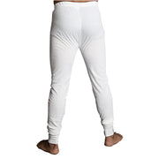 Mens Thermal Long John Pants Merino Wool Blend Base Layer Winter Warm - Beige  - 3XL