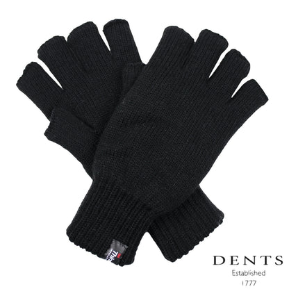 Dents 2pcs Set Mens 3M Thinsulate Pull-On Beanie + Knitted Fingerless Gloves V563-BEANIEGLOVES_SET4