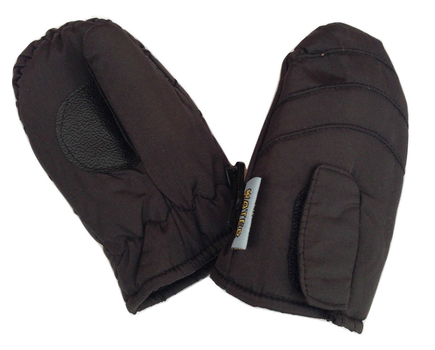 Kids Ski Gloves Mittens Waterproof Thermal Winter Snow Boys Girls Lined - Black - One Size (3-6 Years Old) V563-BF683-BLK-1SYZ