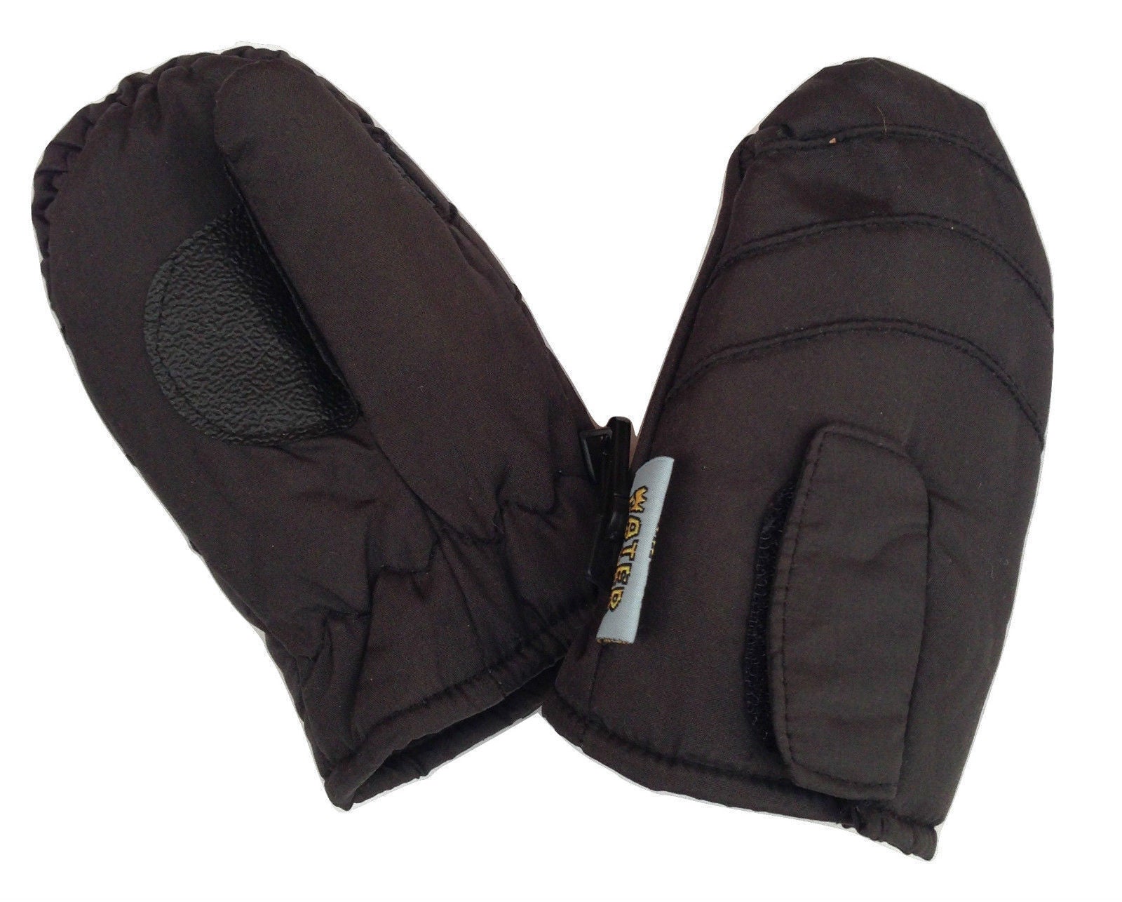 Kids Ski Gloves Mittens Waterproof Thermal Winter Snow Boys Girls Lined - Black - One Size (3-6 Years Old) V563-BF683-BLK-1SYZ