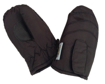 Kids Ski Gloves Mittens Waterproof Thermal Winter Snow Boys Girls Lined - Black - One Size (3-6 Years Old) V563-BF683-BLK-1SYZ