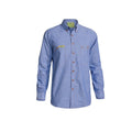 BISLEY Insect Protection Repellent Long Sleeve Casual Shirt Fishing Camping - Blue - S V563-BISLEY-ISCTSHIRT-BLU-S