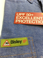 BISLEY Insect Protection Repellent Long Sleeve Casual Shirt Fishing Camping - Blue - S V563-BISLEY-ISCTSHIRT-BLU-S
