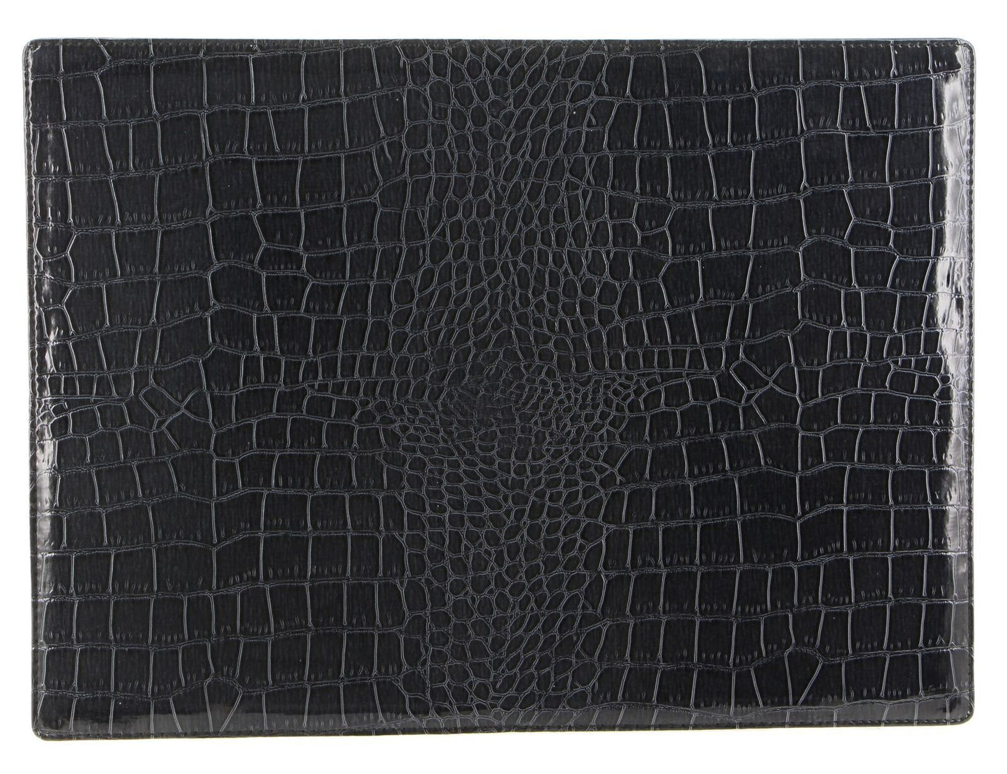 de Burg 4 Piece Table Place Mat Set Placemat with Croc Pattern - Blue V563-BM10537-BLUE