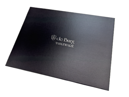 de Burg 4 Piece Table Place Mat Set Placemat with Croc Pattern - Blue V563-BM10537-BLUE