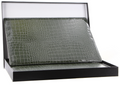 de Burg 4 Piece Table Place Mat Set Placemat with Croc Pattern - Green V563-BM10537-GREEN