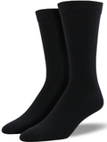 1 Pair Premium Bamboo Loose Top Socks Diabetic Diabetes Circulation Eco Sox - Black - 11-14 V563-BMBLSETOP-1PAIR-BLK-11_14