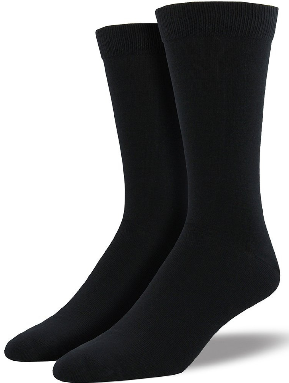 1 Pair Premium Bamboo Loose Top Socks Diabetic Diabetes Circulation Eco Sox - Black - 2-8 V563-BMBLSETOP-1PAIR-BLK-2_8