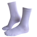 1 Pair Premium Bamboo Loose Top Socks Diabetic Diabetes Circulation Eco Sox - White - 2-8 V563-BMBLSETOP-1PAIR-WHT-2_8