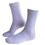 1 Pair Premium Bamboo Loose Top Socks Diabetic Diabetes Circulation Eco Sox - White - 2-8 V563-BMBLSETOP-1PAIR-WHT-2_8