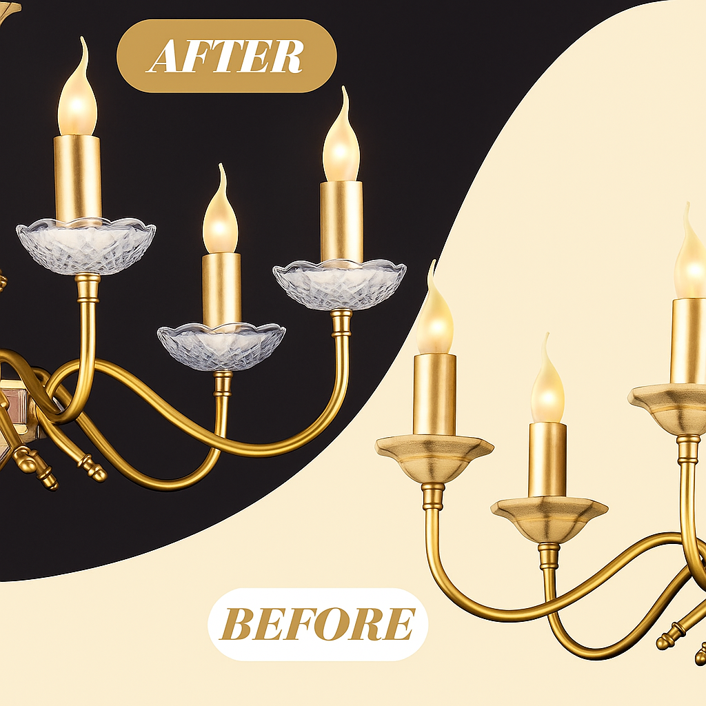 120mm Crystal Chandelier Bobeche Lamp Chandelier Part w/ Gold Pins (30mm Hole) V563-BOBECHE-1PCS