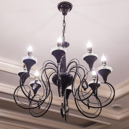 120mm Crystal Chandelier Bobeche Lamp Chandelier Part w/ Gold Pins (30mm Hole) V563-BOBECHE-1PCS