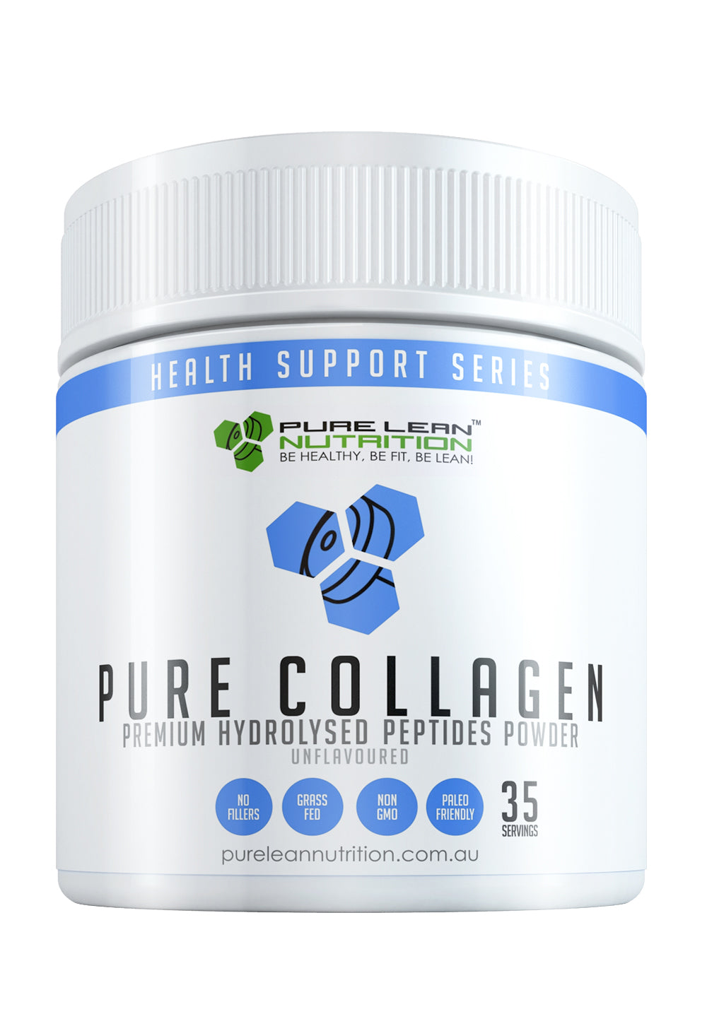 35 Servings Premium Hydrolysed Collagen Peptides Powder Hair Skin Nail Health Grass Fed 420g V563-BOVINE_COLLAGEN