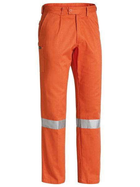 Bisley 3M Taped Original Work Pants Trousers - Orange - 87 Regular V563-BP6007T_BVEO-87R