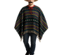 PREMIUM MEXICAN PONCHO Spanish Costume Wild West Cowboy Party Bandit 12467 V563-BR-12467