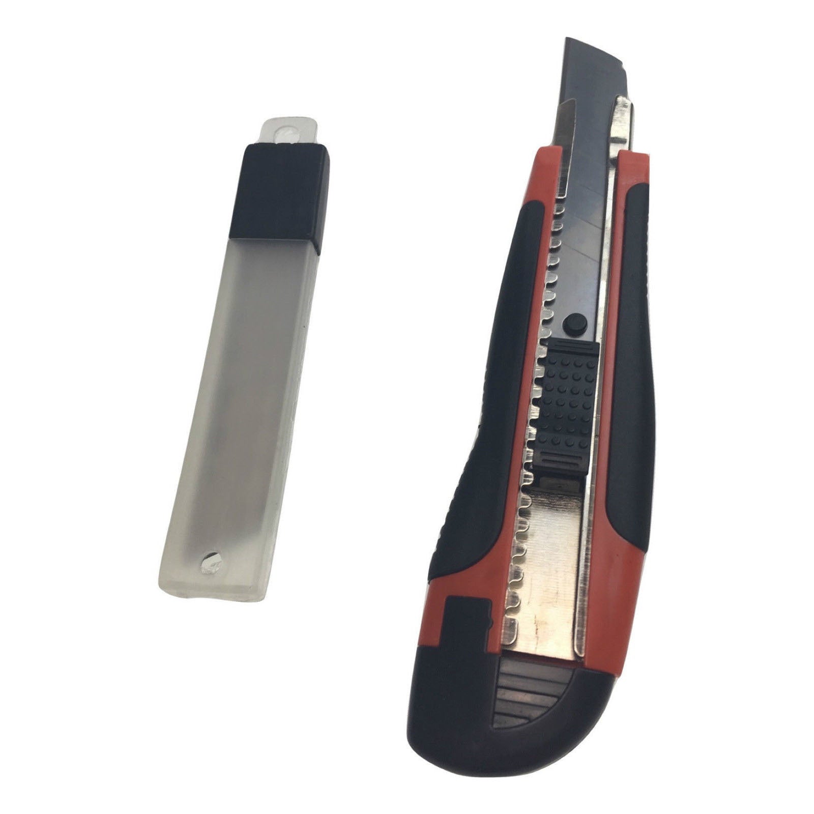 12x BOX CUTTERS Knife Retractable Blade Snap Off Razor 18mm Durable Opener BULK V563-BR-12BOXCUTTERS