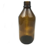 12x 600ml Amber Glass Bottle Cosmetic Essential Oil General Purpose Storage V563-BR-12BWNMEDGLASS
