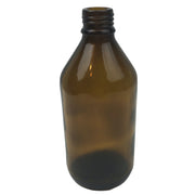 12x 600ml Amber Glass Bottle Cosmetic Essential Oil General Purpose Storage V563-BR-12BWNMEDGLASS