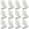 12x 1920s FLAPPER HEADBAND Headpiece Feather Sequin Charleston Gatsby Party BULK - White V563-BR-12FLAPPERHDBND-WHT