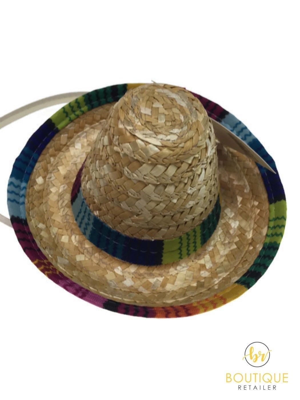 12x MINI SOMBRERO HATS on Headband Mexican Spanish Fiesta Party Costume BULK V563-BR-12MINISOMBREROS