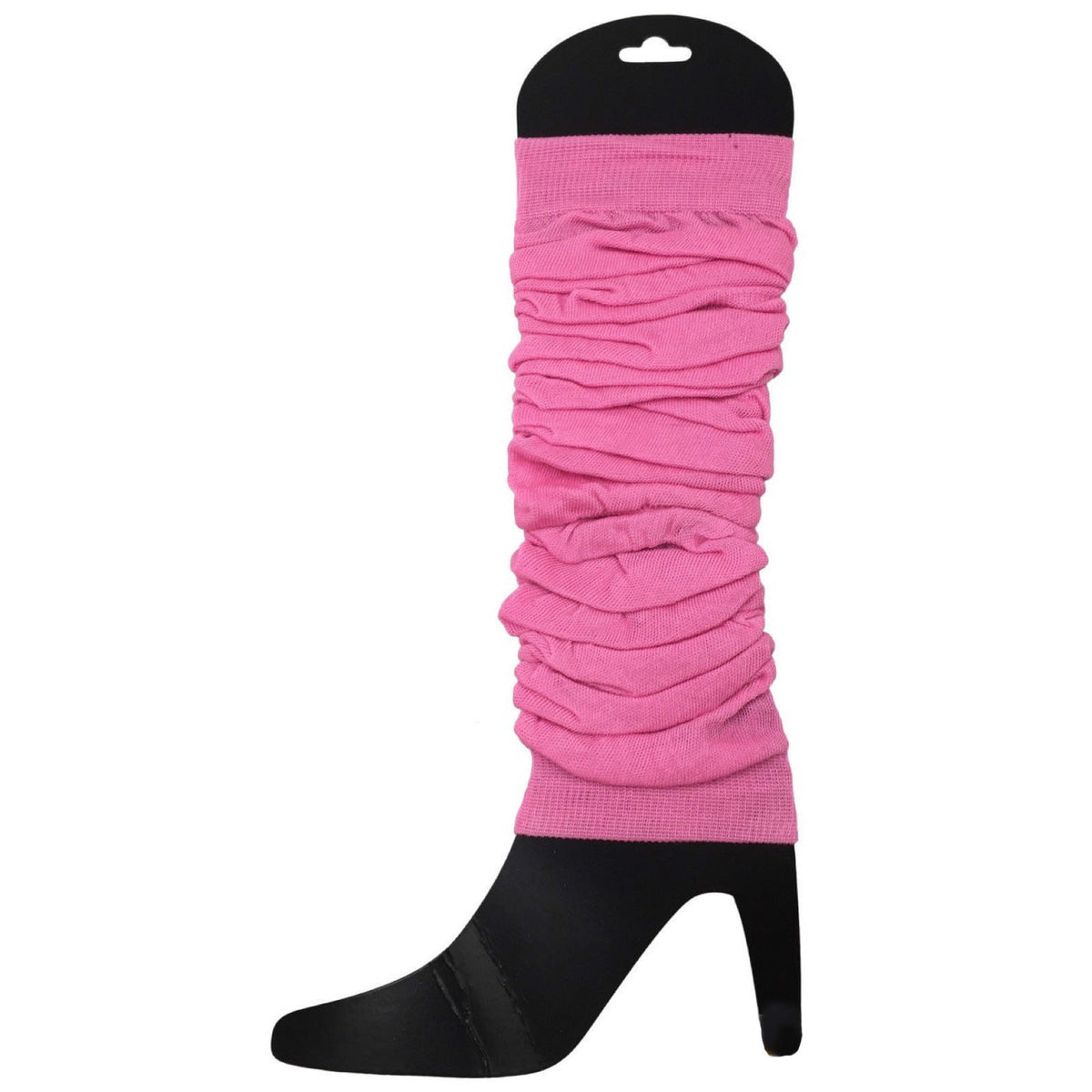 12 LEG WARMERS Knitted Womens Neon Party Knit Ankle Fluro Dance Costume 80s BULK - Light Pink V563-BR-12NNLEGWRMR-LHTPNK