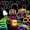 15 GLOW STICKS Party Light Glow In The Dark Rave NECKLACE Disco Bulk V563-BR-15GLWSTKS