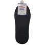 1x NO SHOW COTTON SOCKS Non Slip Heel Grip Low Cut Invisible Footlet Seamless - Charcoal - 2-8 V563-BR-1NSHOWCTNSOX-CHRCL-2_8