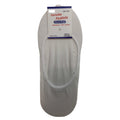 1x NO SHOW COTTON SOCKS Non Slip Heel Grip Low Cut Invisible Footlet Seamless - White - 2-8 V563-BR-1NSHOWCTNSOX-WHT-2_8