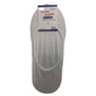 1x NO SHOW COTTON SOCKS Non Slip Heel Grip Low Cut Invisible Footlet Seamless - White - 2-8 V563-BR-1NSHOWCTNSOX-WHT-2_8