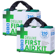 2x 210PCS EMERGENCY FIRST AID KIT Medical Travel Set Workplace Office ARTG BULK V563-BR-2-210P-DXFIRSTAIDKIT