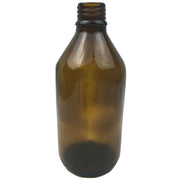 24x 600ml Amber Glass Bottle Cosmetic Essential Oil General Purpose Storage V563-BR-24BWNMEDGLASS