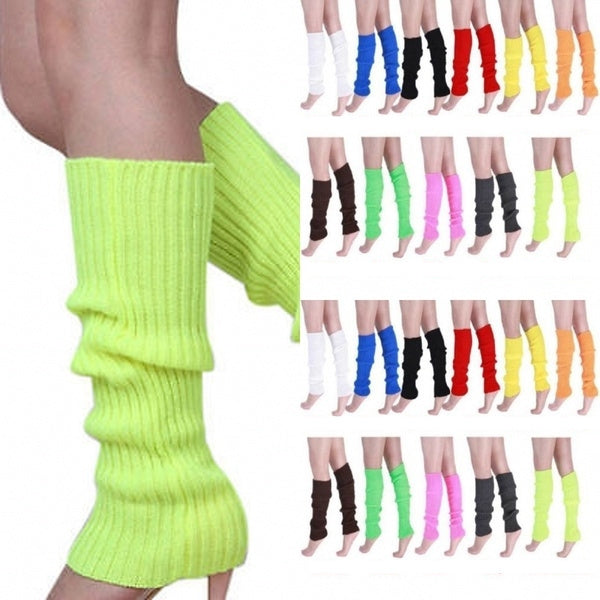 24x Womens Leg Warmers Disco Winter Knit Dance Party Crochet Legging Socks Costume - Assorted Pack V563-BR-24LEGWARMS-ASSTDPCK