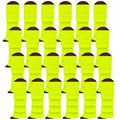 24x Womens Leg Warmers Disco Winter Knit Dance Party Crochet Legging Socks Costume - Fluro Yellow V563-BR-24LEGWARMS-FLUYLW