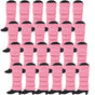 24x Womens Leg Warmers Disco Winter Knit Dance Party Crochet Legging Socks Costume - Light Pink V563-BR-24LEGWARMS-LHTPNK