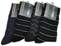 2 Pairs COTTON BUSINESS SOCKS Mens Dress Crew Plain Work Casual - Assorted - 6-11 V563-BR-2CBSOCK-ASST-6-11