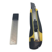 3x BOX CUTTERS Knife Retractable Blade Snap Off Razor 18mm Durable Opener BULK V563-BR-3BOXCUTTERS