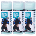 3x INSTANT COOLING TOWEL UPF 50+ Ice Cold Sport Sweat Absorbing Leisure 66x43 V563-BR-3COOLINGTOW-66-43