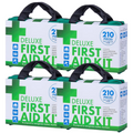 4x 210PCS EMERGENCY FIRST AID KIT Medical Travel Set Workplace Office ARTG BULK V563-BR-4-210P-DXFIRSTAIDKIT