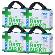 4x 210PCS EMERGENCY FIRST AID KIT Medical Travel Set Workplace Office ARTG BULK V563-BR-4-210P-DXFIRSTAIDKIT