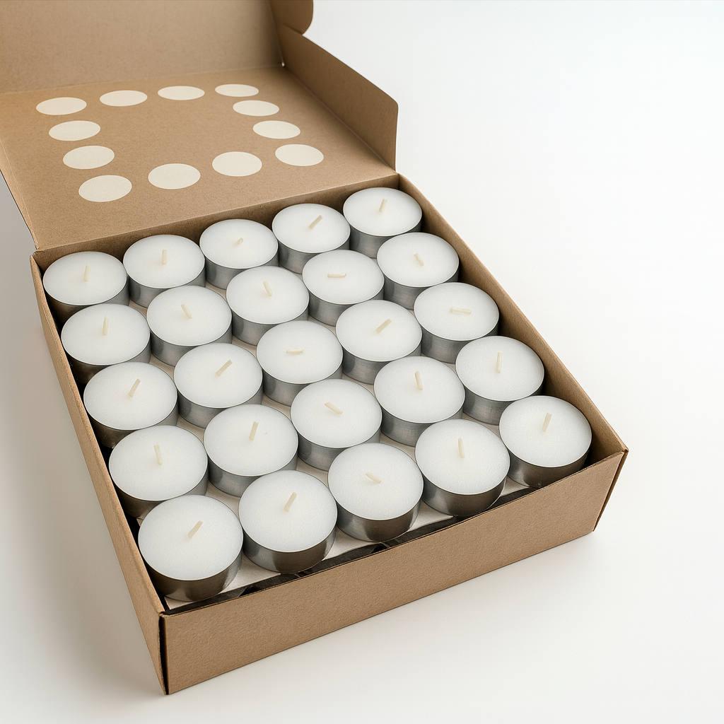 400pcs TEA LIGHT CANDLES 9 Hour Burn Tealight Wedding Smokeless Crystal Wax BULK V563-BR-400P-TEALIGHTCAND9